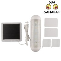 Lampu solar 5 LED tarik tenaga surya indoor outdoor putih tali kabel
