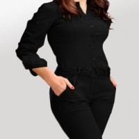 DRESS MURAH Baju wanita simply jumsuit Pakaian Wanita Ukuran Besar