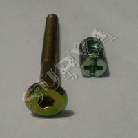 Baut Ligna 8cm Lemari Ranjang Meja Furniture Kunci L