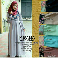 KIRANA DRESS l- maxy dress - baju kerja wanita - busana muslim - gamis