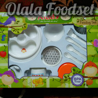 Jual Peralatan Makan Feeding Set Bayi BPA Free Merk Kiddy Jumbo Besar Murah Murah