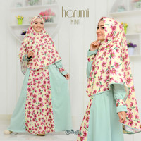 GAMIS SYARI / DRESS SYARI / SETELAN GAMIS + KHIMAR - HARUMI ORIBELLE