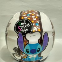 Promo HELM BMC MILAN MOTIF STITCH 03 HALF FACE DEWASA