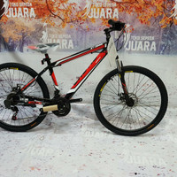 SEPEDA GUNUNG EXOTIC ET-2699 ALLOY 21 SPEED MTB 26 INCI BLACK/RED
