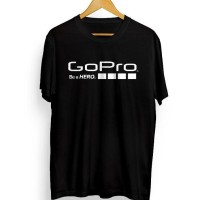 Limited Edition Kaos Gopro Hero Go Pro Xiaomi Desain 3 white hitam S M