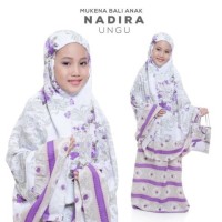 Mukena Nadira Anak - Mukena Rayon Bali Nadira Untuk Anak Usia 7-8 thn
