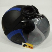 Helm Bogo / Helm Retro Lucu - Kaca Bogo SNI - Kain