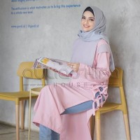 BAJU CASUAL WANITA MODERN TERBARU 2018 AULIA HOUSE MODEL KAZUMI PINK