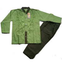 LIMITED EDITION Baju Koko Anak Warna Hijau Umur 4-6 Tahun LARIS