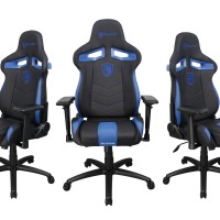 Sades Sirius Ergonomic Leather Gaming Chair/Kursi Gaming Blue-Black