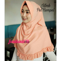 Jual JILBAB KHIMAR INSTAN KRIWIL / PET REMPEL Murah