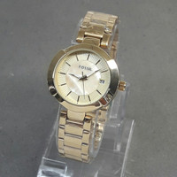 JAM TANGAN WANITA FOSSIL RANTAI DATE KW SUPER