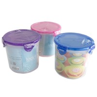 Toples Plastik Bulat Sealware Lock Four 1.3L GROSIR