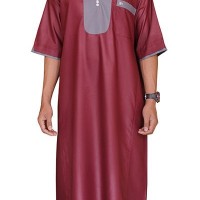 Jual Jubah Gamis Alham Merah Pria Bandung Murah