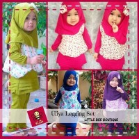 baju setelan muslim anak I legging anak murah lucu I Uliya legging set