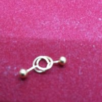 Anting emas bayi 24 karat model toge Limited