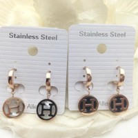 Anting HM new branded print ring fashioned stainless Murah