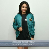 JAKET BOMBER WANITA KICKSOOGAR PARASUT BORDIR