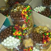 (Toples) Toples Plastik Mika Kue Kering Merk Delice 1/2 kg (500gr)