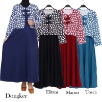 Baju Gamis Kaos Wanita Model Rompi Blazer