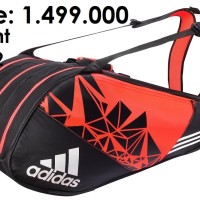 Tas Badminton Bulutangkis/Adidas NEW Wucht P7 Isi 12 Raket/ORIGINAL