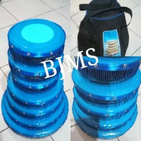 Rebana Kulit Hadroh 1Set Lokal Rumbai Isi 7pcs Bonus Tas