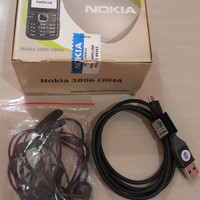 Kotak Box Kardus Nokia 3806 CDMA
ada kabel USB dan Earphone