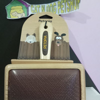 Sisir Hewan Kucing Anjing Kawat PETOPIA ( XL ) WOOD-013