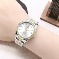 jam tangan wanita rolex semi ori / jtr 1172 kombinasi gold one'zhop