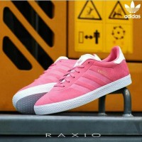 Sepatu Sneakers Lari Olahraga Adidas Gazelle Suede Pink Original Murah