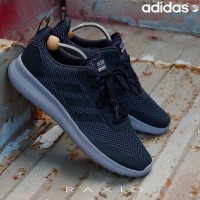 Sepatu Sneakers Lari Olahraga Adidas Ultimate Race Black Grey Original