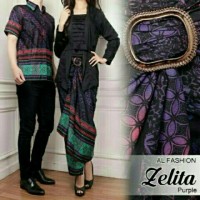 Batik Couple / Batik Zelita / Gamis / Baju Muslim / Dress
