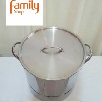 Promo SUPRA PANCI SARANGAN / STOCK POT 30 QT STAINLESS STEEL TEBAL