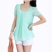 Pakaian Wanita Murah Blus Model Korea Variasi Kalung Baju trendy murah