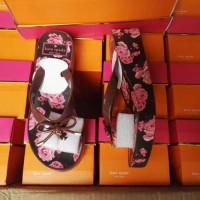 Sandal Jepit / Sendal Jepit Kate Spade Rose Wedges