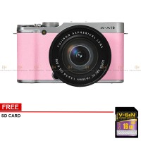 Fujifilm X-A10 Kit 16-50mm Lens Mirrorless Kamera (Pink )