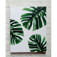 Jual Hiasan Dinding Poster Unik Simple Untuk Kamar Ruang Tamu 3 Daun Murah