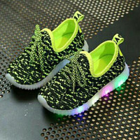 Sepatu Kets Lampu / Led Shoes / Yezzi Leopard / Sneakers Yeezy
