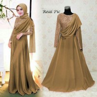 Jual Muslimah Gamis Murah 118705 BAJU MUSLIM PESTA AYANA COKSU Murah