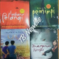 NOVEL TERBARU Tetralogi laskar pelangi, Edensor, sang pemimpi,