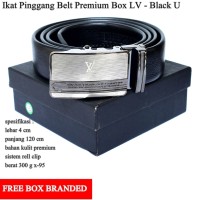 Grosir Ikat Pinggang Sabuk LV Premium Hitam U