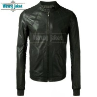 JAKET SINTETIS GRADE A CASUAL WJS83 PU LEATHER SEMI KULIT