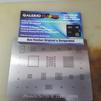 CETAKAN IC PLATE BGA IPHONE 5/5S/5C BAHAN JEPANG 0.12MM