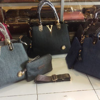 Tas Tenteng Junfa Canvas Jc01 Durable, Tas Wanita Cantik, Soft & Cool