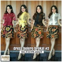 Batik Bagus Murah !! dress bolero brokat