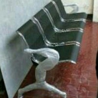 Kursi tunggu Stainless 4 Seat