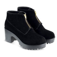 Kulit Super premium - Sepatu Boots wanita Artis panggung pesta JKc ori