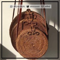 Jual Tas Rotan Etnik Rattan Bag Wanita anyam asli Lombok bali ate ata murah Murah