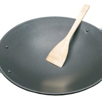 BIMA Wok Besi Anti Lengket Non Stick 30 CM + Spatula Kayu NS050