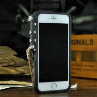 Bumper Case iPhone 6/6s alumunium Arm Trigger warna Hitam MURAH